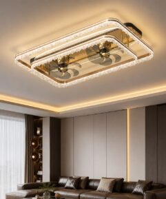 Luxury LED Crystal Ceiling Light – 110c