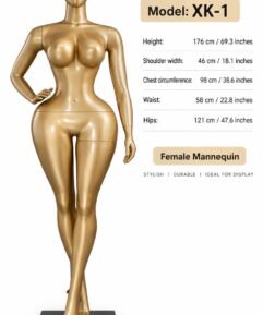 Golden Armrest Full-Body Mannequin
