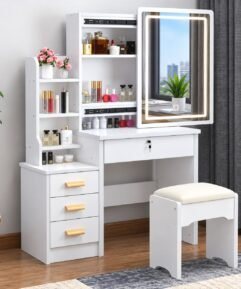 Compact LED Makeup & Dressing Table