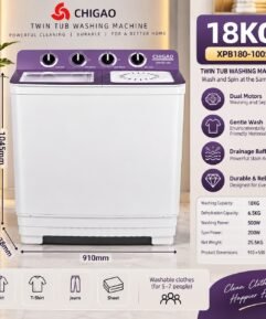 Chigao 18kg Semi-Automatic Washing Machine