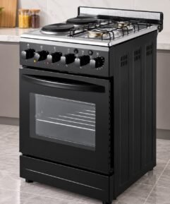500 Wide 4-Burner Gas & Electric Cooker with Oven